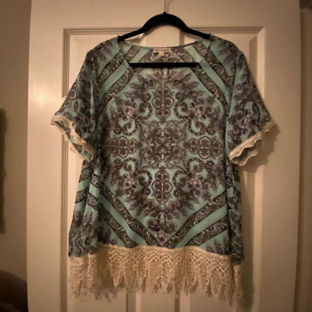 Love on a Hanger Sheer Blouse